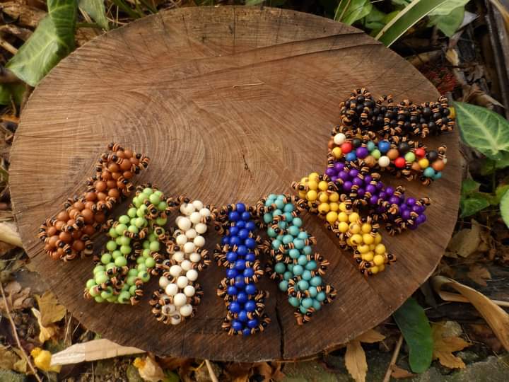 Pulseiras Ticuna de Sementes de Açaí Amazônicas miniatura 2